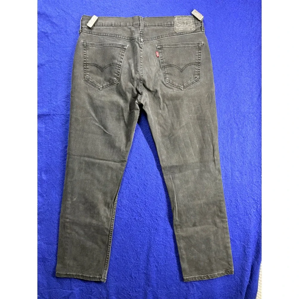 Gorpcore Mens Levis 514 Straight Fit Jeans 36x27 Charcoal Gray